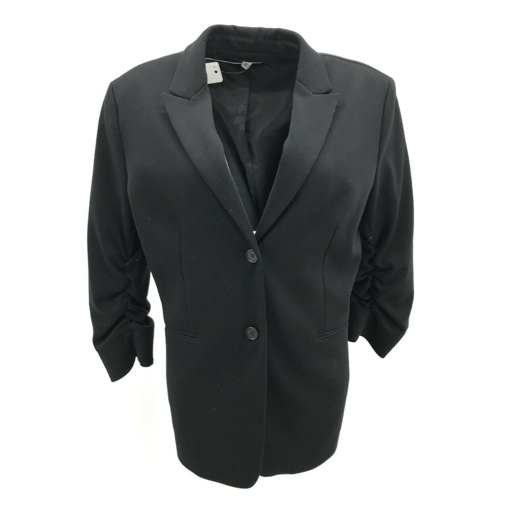 Calvin Klein Double Button Blazer Sz L Black